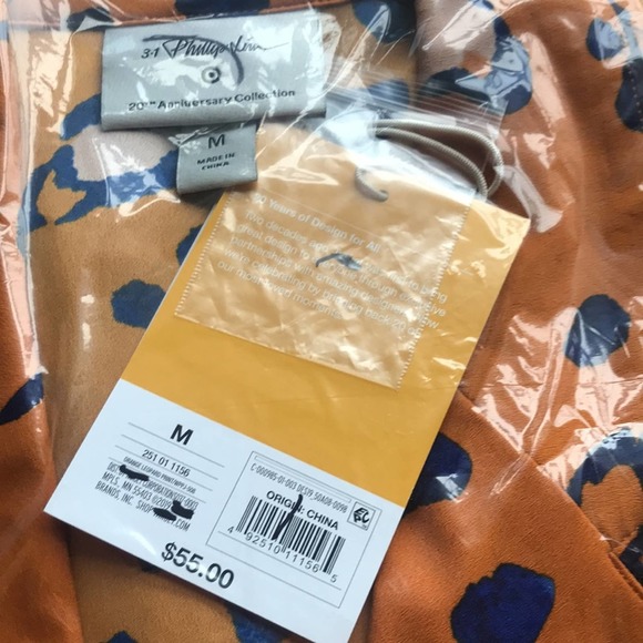 NWOT 3.1 Phillip Lim leopard print lightweight blazer top - Picture 12 of 12